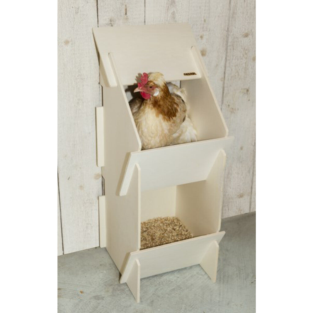 Kerbl Pluimvee Duo Legnest Hout